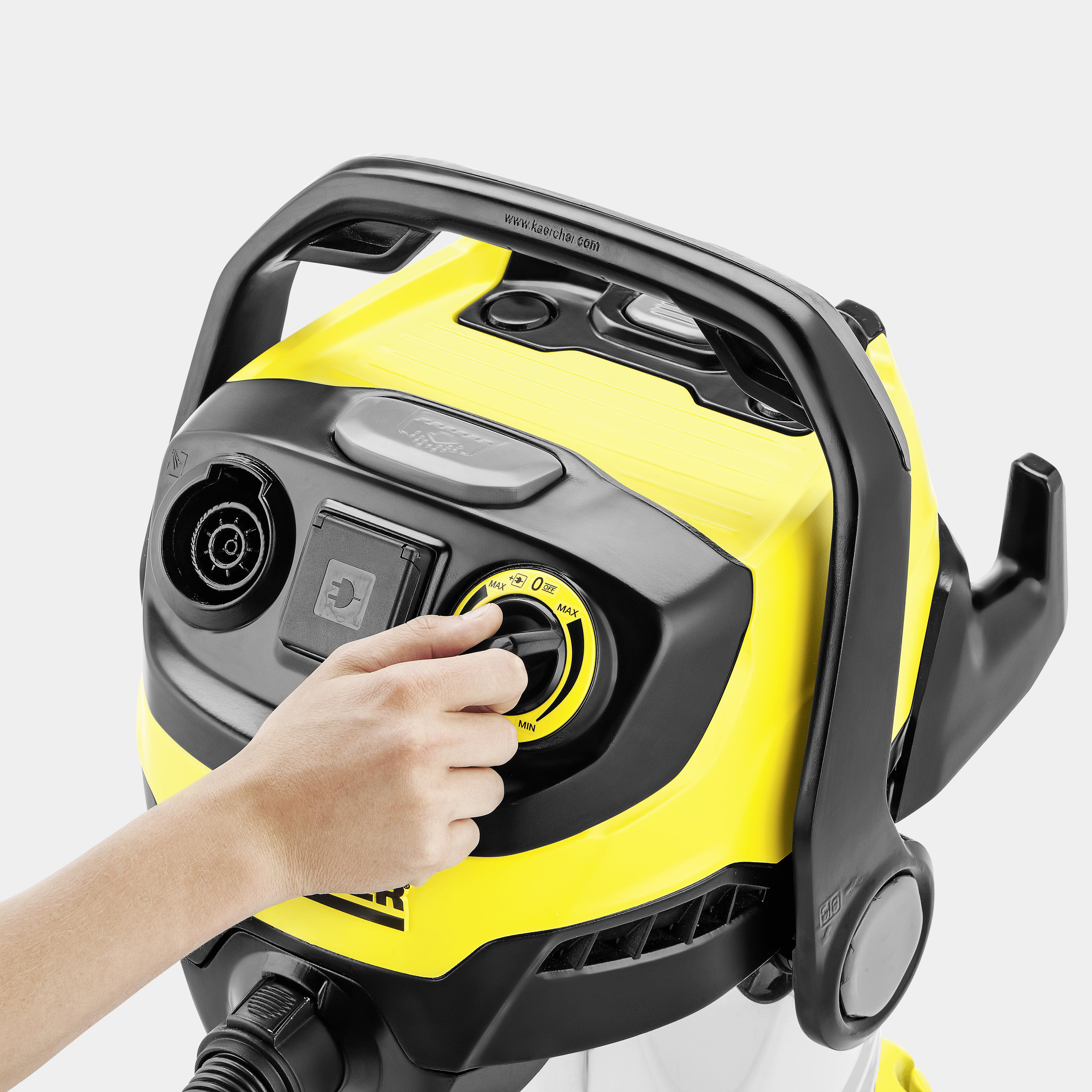 Karcher WD 6 P Premium Wet and Dry Multi-purpose Vacuum Cleaner (Yellow and  Black, 1.348-270.0) Wet & Dry Vacuum Cleaner